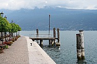 Gargnano with Monte Baldo, Lake Garda, Italy