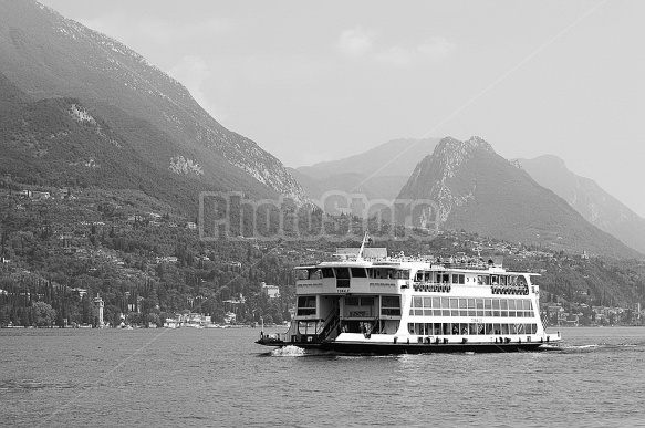 Tonale Ferry, Lake Garda, Lombardy, Italy