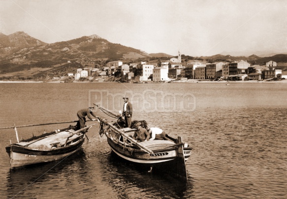 Fisher in Propriano, Corsica