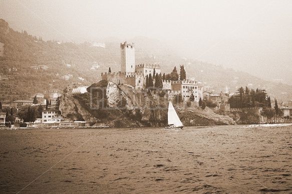 Castle of Malcesine, Lake Garda, Italy