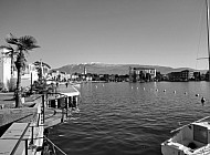 Toscolano Maderno with Monte Baldo Mountain, Lake Garda, Italy