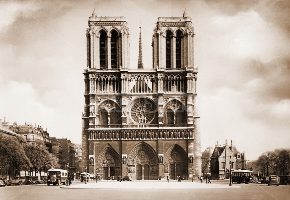 Cathedral Notre Dame in Paris, France