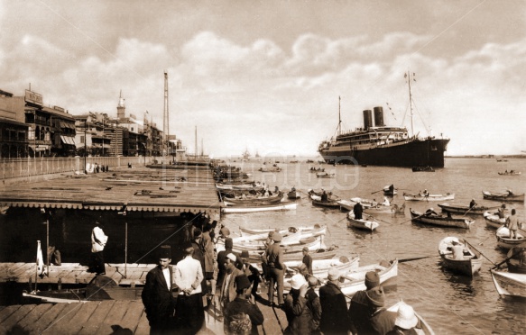 Arrival of the Streamer, Port Said