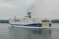 Tirrenia Ferry in Olbia, Sassari, Sardinia, Italy