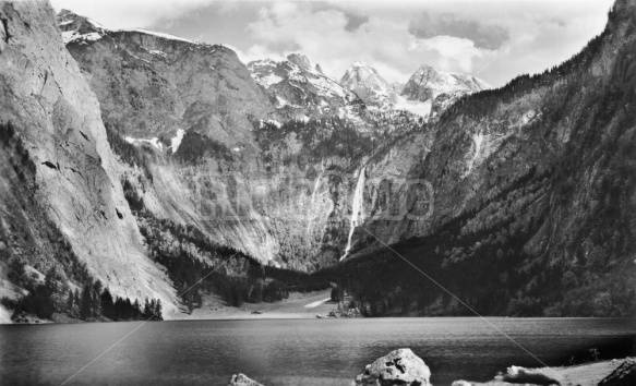 Obersee with Devil Horns and Röthbachfall, Berchtesgaden